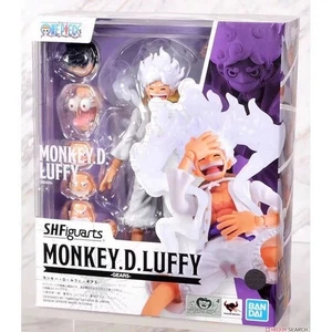 New Bandai S.H.Figuarts Monkey D. Luffy Gear 5 One Piece Action Figure Toy Gift - Picture 1 of 5