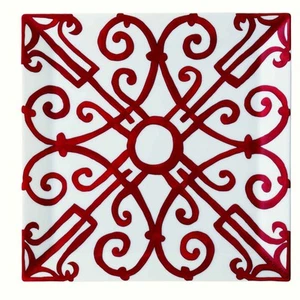 HERMES BALCON DU GUADALQUIVIR NR. 4 QUADRATISCHE PLATTEN #P011044P MARKE NEU IM KARTON SPAREN $$ KOSTENLOSER VERSAND - Bild 1 von 2