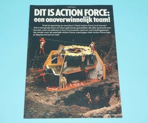 1982 GI JOE ACTION FORCE MAGAZINE ADVERT DONALD DUCK CLIPPER HOLLAND - Picture 1 of 1