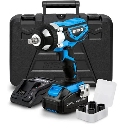 10878A Kit de llaves de impacto eléctricas inalámbricas de alto par de accionamiento de 1/2 pulgadas con 20... Foto 1 de 4