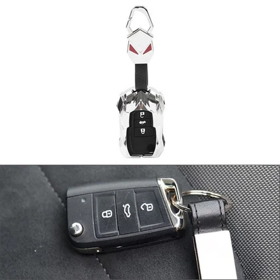 3-Tasten-Schlüsselanhänger-Hülle für VW Polo Golf Jetta, Skoda Fabia, SEAT Leon - Image 1 of 4