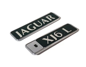 1995-1997 OEM Jaguar X300 XJ6L Green Emblem Symbol Logo Badge Plate Trunk Rear - Picture 1 of 6