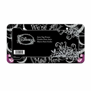 Disney Alice in Wonderland Cheshire Cat License Plate Frame Universal 12.5" x 6" - Picture 1 of 1
