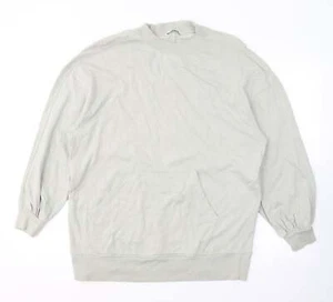 George Womens Grey Cotton Blend Sweatshirt Size 8 - Picture 1 of 12