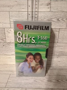 FUJIFILM T-160 EP Mode VHS Tapes-2 Pack-8 Hours Each VHS-New/SEALED - Picture 1 of 6