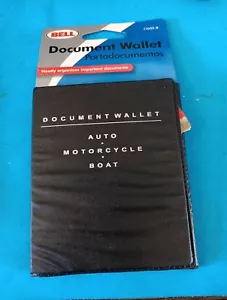Organizador de billetera de documentos triple Bell con bolsillo de llave negro 11003-8 Hopkins B5 - Imagen 1 de 1