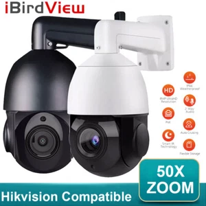 8MP 4K 50x Zoom Human Auto Tracking PTZ IP Network Camera POE IR80m 2-Way Audio - Picture 1 of 12