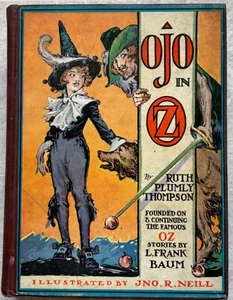 Ruth Plumly Thompson / L. Frank Baum - OJO in Oz - 1933 - FIRST EDITION - Foto 1 di 11