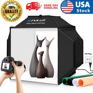 Upgrades LED Photo Studio Light Box Portable Folding Photography Shooting Tent - Picture 1 of 12