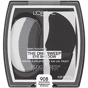 L'Oreal Studio Secrets One Sweep Eyeshadow 908 Smoky for All Eyes - Picture 1 of 3