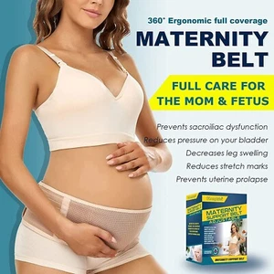 Pregnancy Belly Band Maternity Belt Back Support Abdominal Binder Back BraceBNEW - Picture 1 of 5
