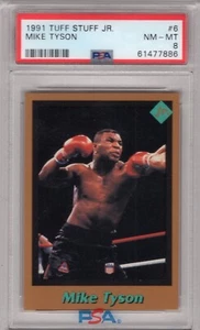 1991 TUFF STUFF JR. MIKE TYSON PSA 8 #6 BOXING Sports Card - Picture 1 of 1