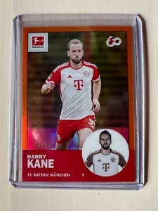 2023/24 TOPPS CHROM Bundesliga HARRY KANE Bayern München #25 orange Refraktor 60 - Bild 1 von 3