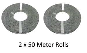 Rollos de tira de borde de melamina 30 mm x 50 m prepegados negro brillo NEY x 2 rollos - Imagen 1 de 24