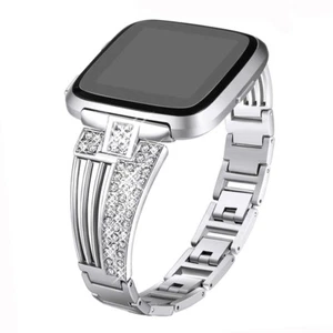 For Fitbit Versa 1 2 Watch Band Strap Alloy Metal Bracelet Wrist Band Fashion - Picture 1 of 6