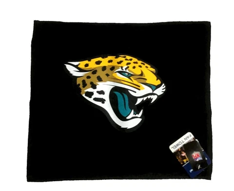 NFL Jacksonville Jaguars Rally Towel Team Color Logo 15" x 18" 100% Cotton Cover