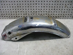 HONDA 73 1973 CB350F FOUR CB 350 F REAR WHEEL FENDER COVER CHROME OEM - Picture 1 of 15