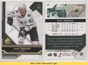 2008-09 SP Game Used Edition Gold Spectrum /10 Mike Ribeiro #35