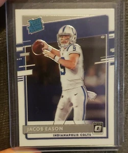 2020 Panini Donruss Optic Football Jacob Eason Rated Rookie #162 RC COLTS - Picture 1 of 12