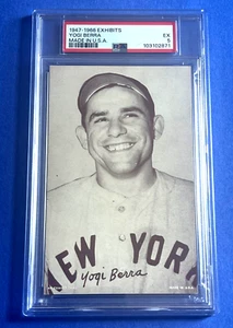 1947-1966 Exhibits Yogi Berra Baseball Card NY Yankees PSA 5 - Picture 1 of 3