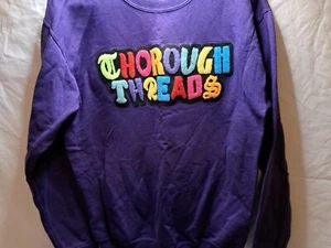 Vintage Thorough Threads Sweatshirt Size XL Youth  - Picture 1 of 4