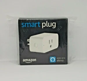 Amazon Smart Plug WiFi Power Outlet Adapter - White - New & In Sealed Box - Picture 1 of 4