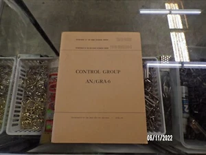 AN/GRA-6 Steuergruppe VRC 8 9 10 Technisches Handbuch TM 11-5038 T016-30GRA6-5 - Bild 1 von 6