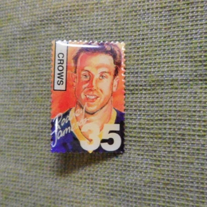 #D56. PLAYERS CHOICE ADELAIDE CROWS AFL BADGE ##35 RODNEY JAMESON - Picture 1 of 2