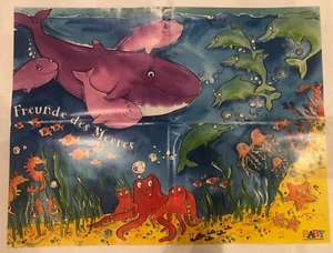 POSTER - "Freunde des Meeres" - ca. 55x42 cm - Bild 1 von 2