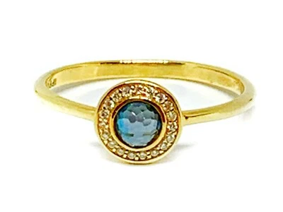 Anillo Ippolita Topacio y Diamantes 18KYG Foto 1 de 4