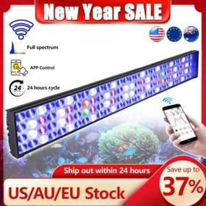 DSunY H75 WiFi LED Aquarium Light Full Spectrum for 36" 90cm 3ft Reef Coral Tank - Picture 1 of 12