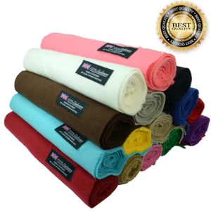 Men Women Unisex 100% Cashmere Made in Scotland Warm Wrap Wool Scarf Pure Solid - Picture 1 of 18