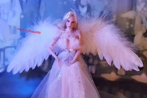 1/6 Scale Feathers Wings Scepter Model for 12" Female Figure Angel Elf Phicen - Picture 1 of 9
