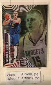 Nikola Jokic - 2021-22 Panini Illusions #21 - Emerald Parallel - Denver Nuggets - Picture 1 of 3