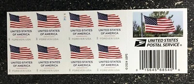 2025USA #6020a Forever U.S. Flag - Booklet of 20  Mint  (APU) (#P1111) - Image 1 of 2