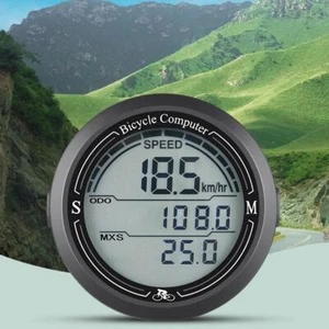Wireless Bike Speedometer Computer Speedo MTB Cycling LCD Waterproof Z8K4 - Picture 1 of 12
