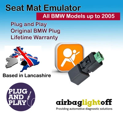 PASSENGER SEAT OCCUPANCY BYPASS MAT SENSOR AIRBAG Emulator For BMW X3 E83 X5 E53 - Image 1 of 4