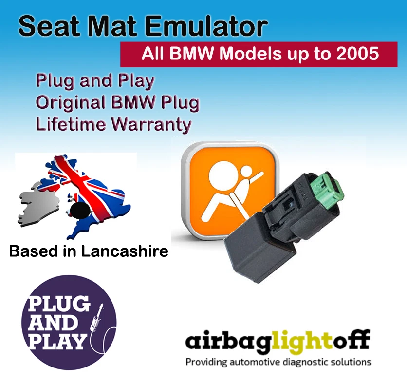 PASSENGER SEAT OCCUPANCY BYPASS MAT SENSOR AIRBAG Emulator For BMW X3 E83 X5 E53 - Image 1 of 4