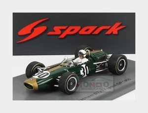1:43 SPARK Brabham F1 Bt22 #30 France Gp 1966 J.Bonnier Green Gold S7092 Model - Picture 1 of 2