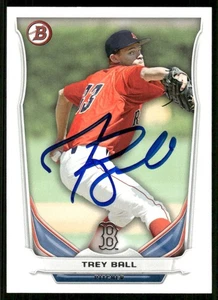 2014 Bowman TREY BALL Signed Card autograph auto RED SOX NEW CASTLE, IN - Picture 1 of 1