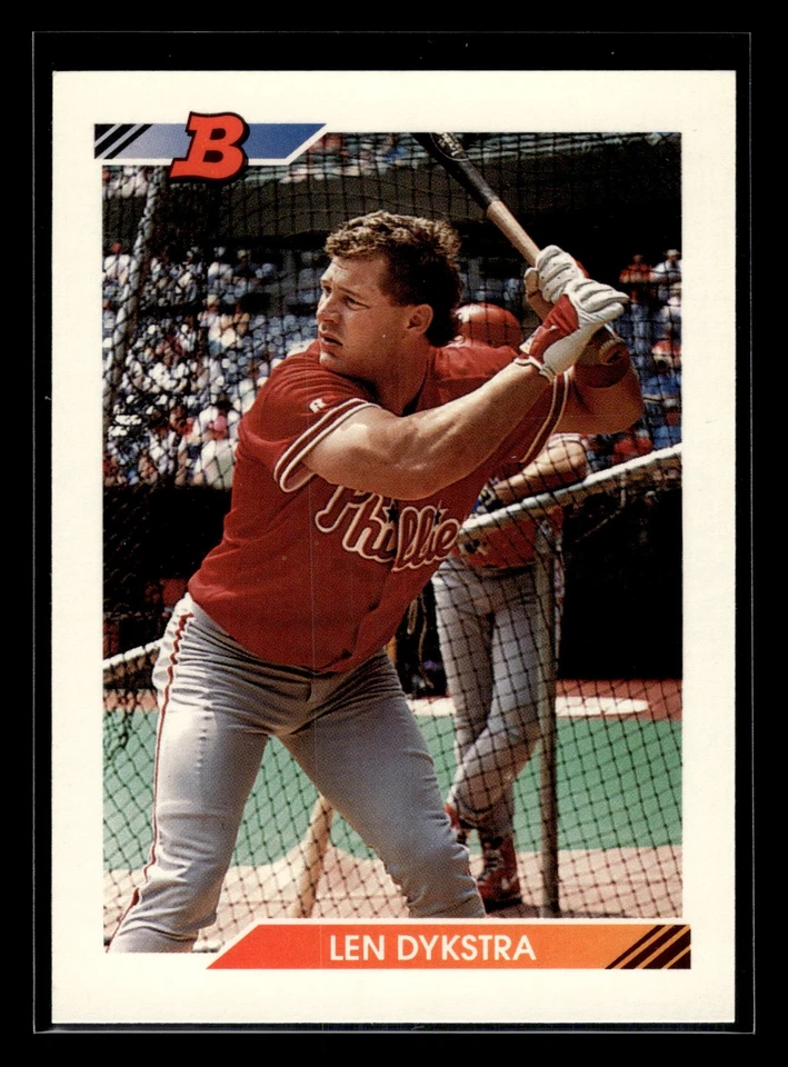 Len Dykstra 1992 Bowman #635 Philadelphia Phillies - Image 1 of 1