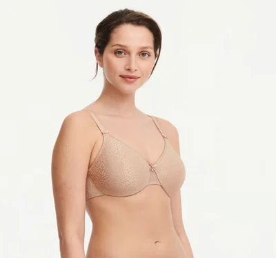 Chantelle 42DDD Seamless C Magnifique Unlined Minimizer Bra NWOT 1891 Nude Sand - Image 1 of 4