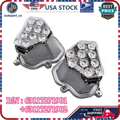 Módulo indicador de diodo LED 2x 11-13 para BMW 5 Series 528i 535i 550i sinal de seta - Imagem 1 de 4