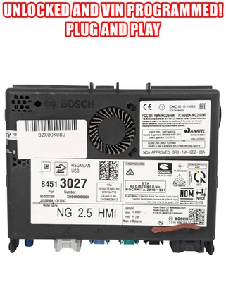 UNLOCKED 18-20 Chevrolet GMC Buick Cadillac Human Machine Interface Module HMI Foto 1 de 4