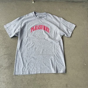 pleasures surprise men’s grey shirt sleeve t shirt size L - Picture 1 of 5