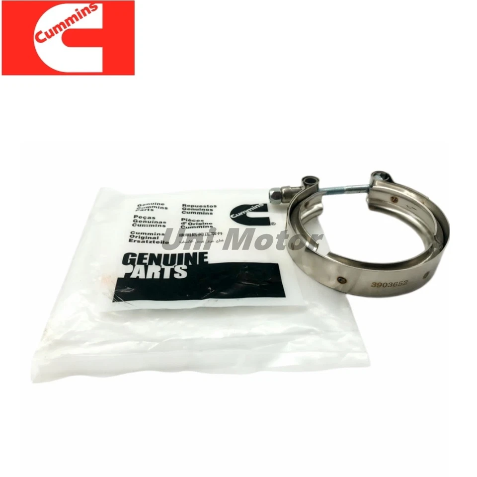 Abrazadera de banda V OEM 3903652 para toma turbo Cummins 6BT 5.9 Dodge Ram 89-02 Foto 1 de 4