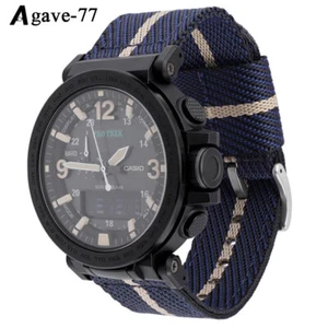 24mm Nylon Strap Watch Band For Casio PRW-6600 PRG-600 PRG-650/650Y GA-2000 New - Picture 1 of 27
