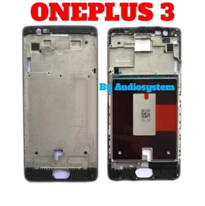 COVER CORNICE FRAME DISPLAY per ONEPLUS 3 A3000 BEZEL ALLOGGIO VETRO TELAIO - Foto 1 di 1