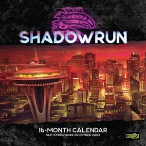 Shadowrun: Calendario 16 Meses Septiembre 2022-Diciembre 2023 Nuevo - Imagen 1 de 1