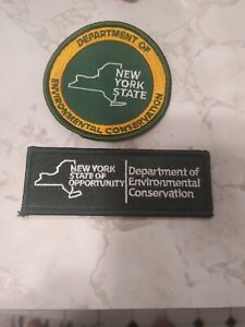 RARE ~  NEW YORK Department Of Environmental CONSERVATION Police Patch Badge 